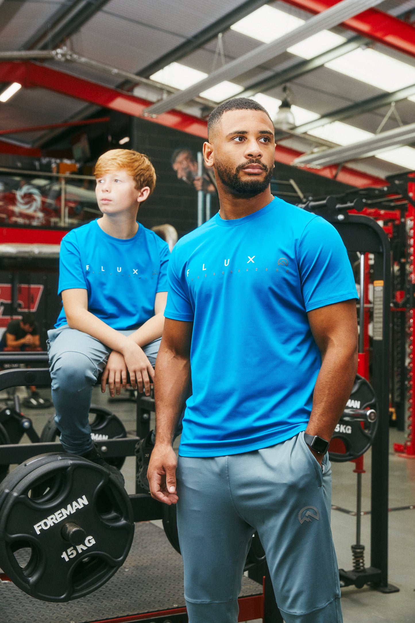 Graphic Logo T-Shirt - Azure Blue