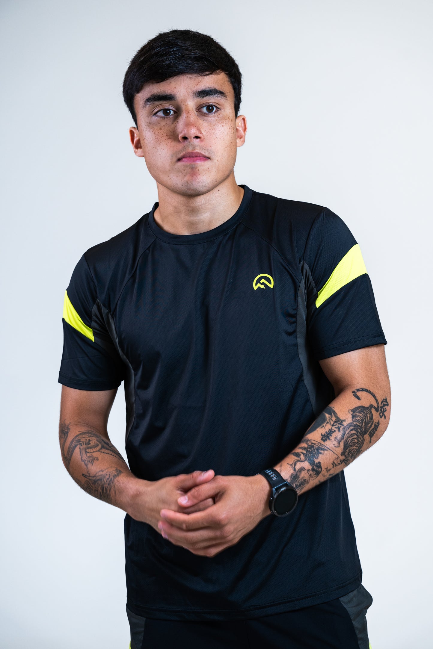 SS25 Curve T-Shirt - Black/Neon