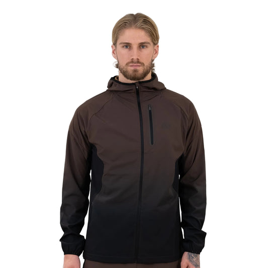 SS26 Gradient Jacket - Chocolate/Black