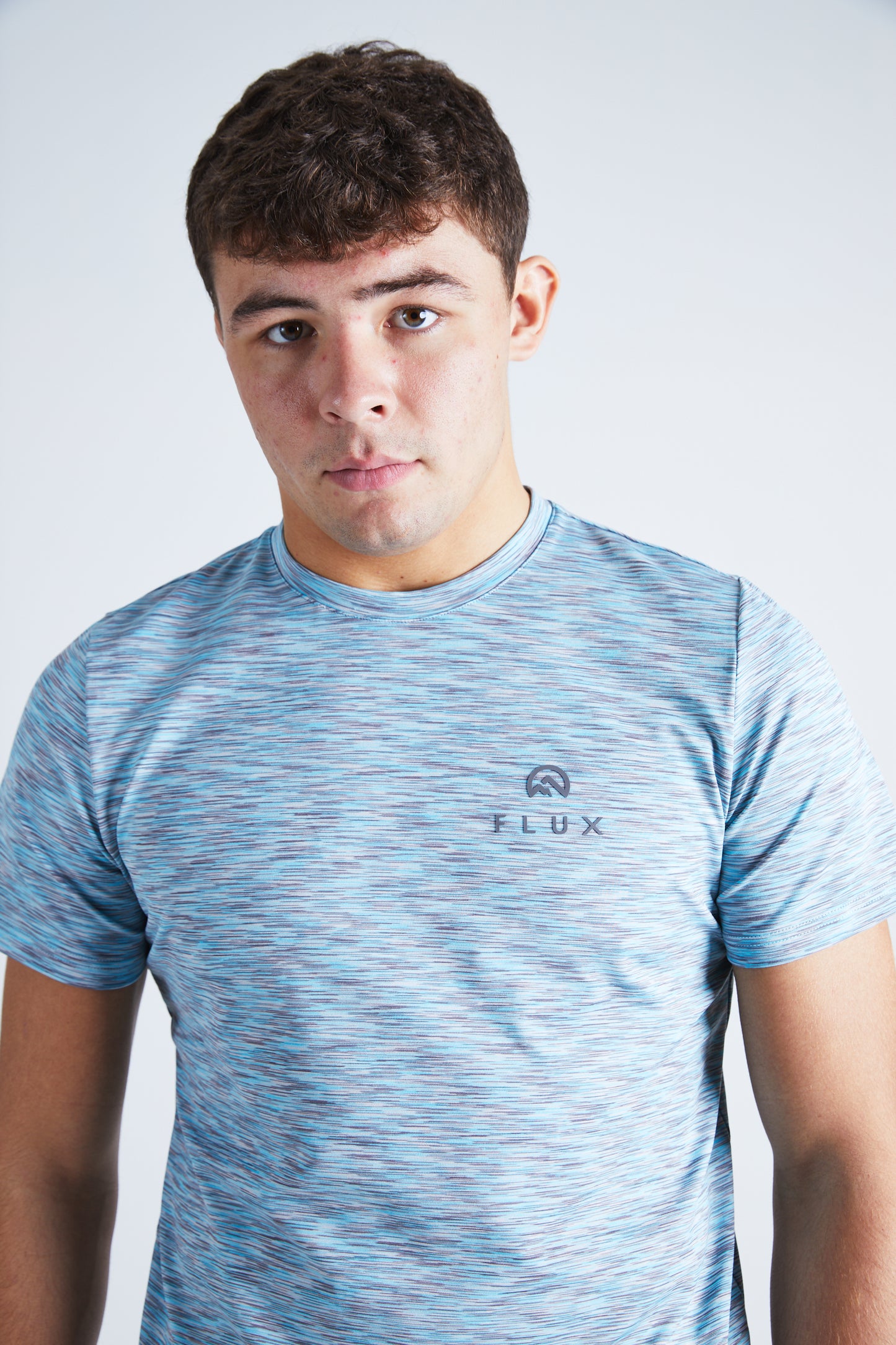Multi T-Shirt - Silver/Blue