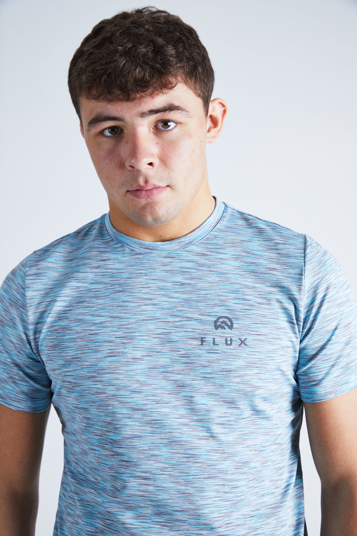 Multi T-Shirt - Silver/Blue
