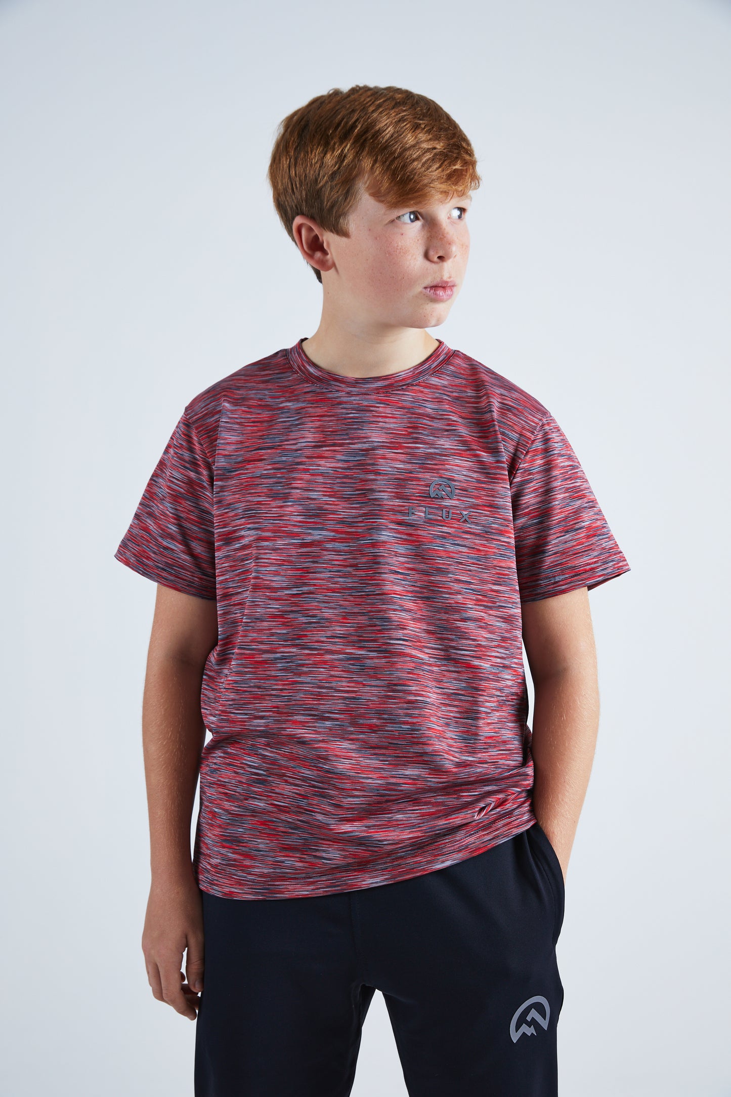 Junior Multi T-Shirt - Red/Black