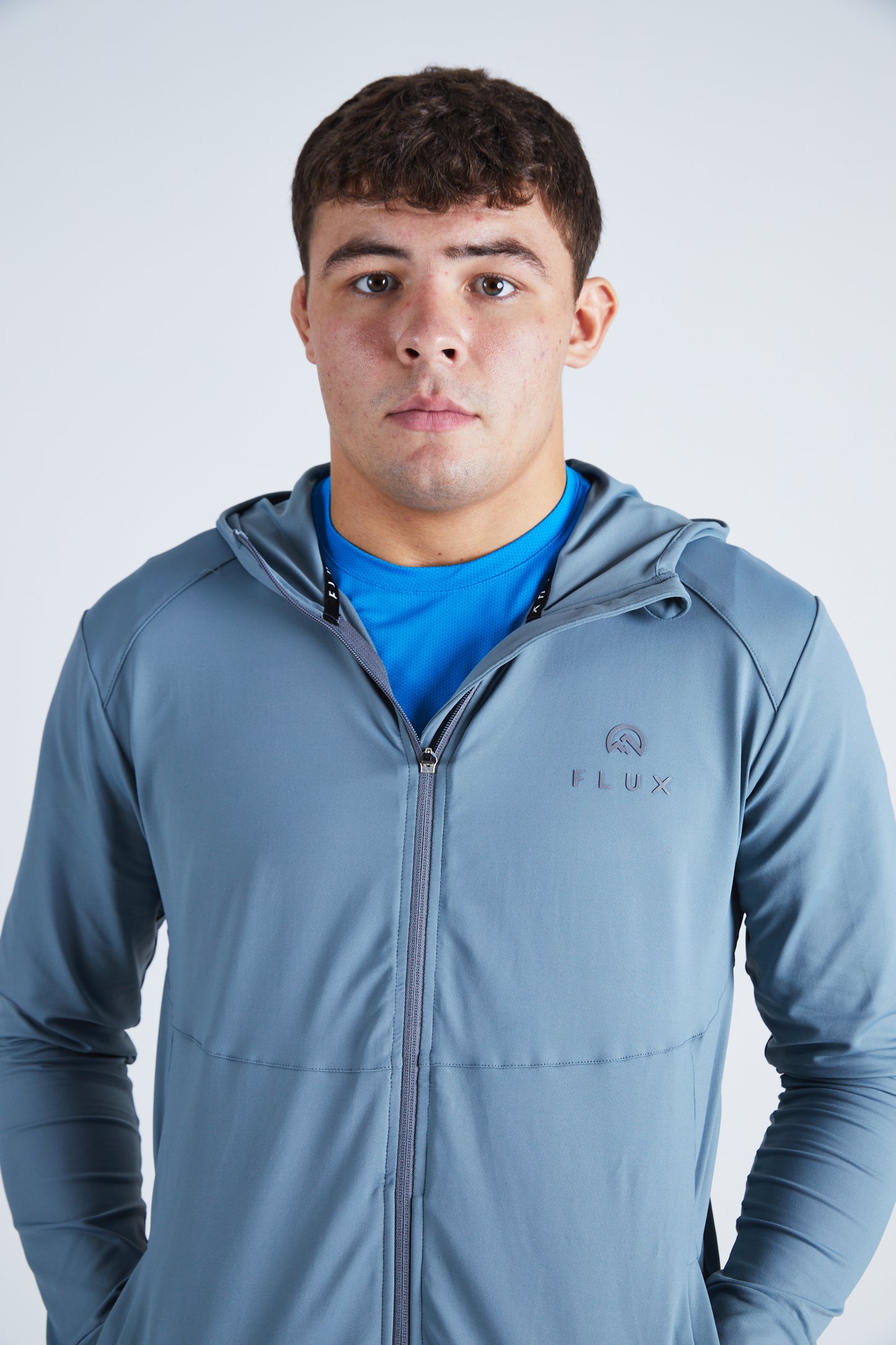 Junior Premium Tracksuit Jacket - Slate Grey