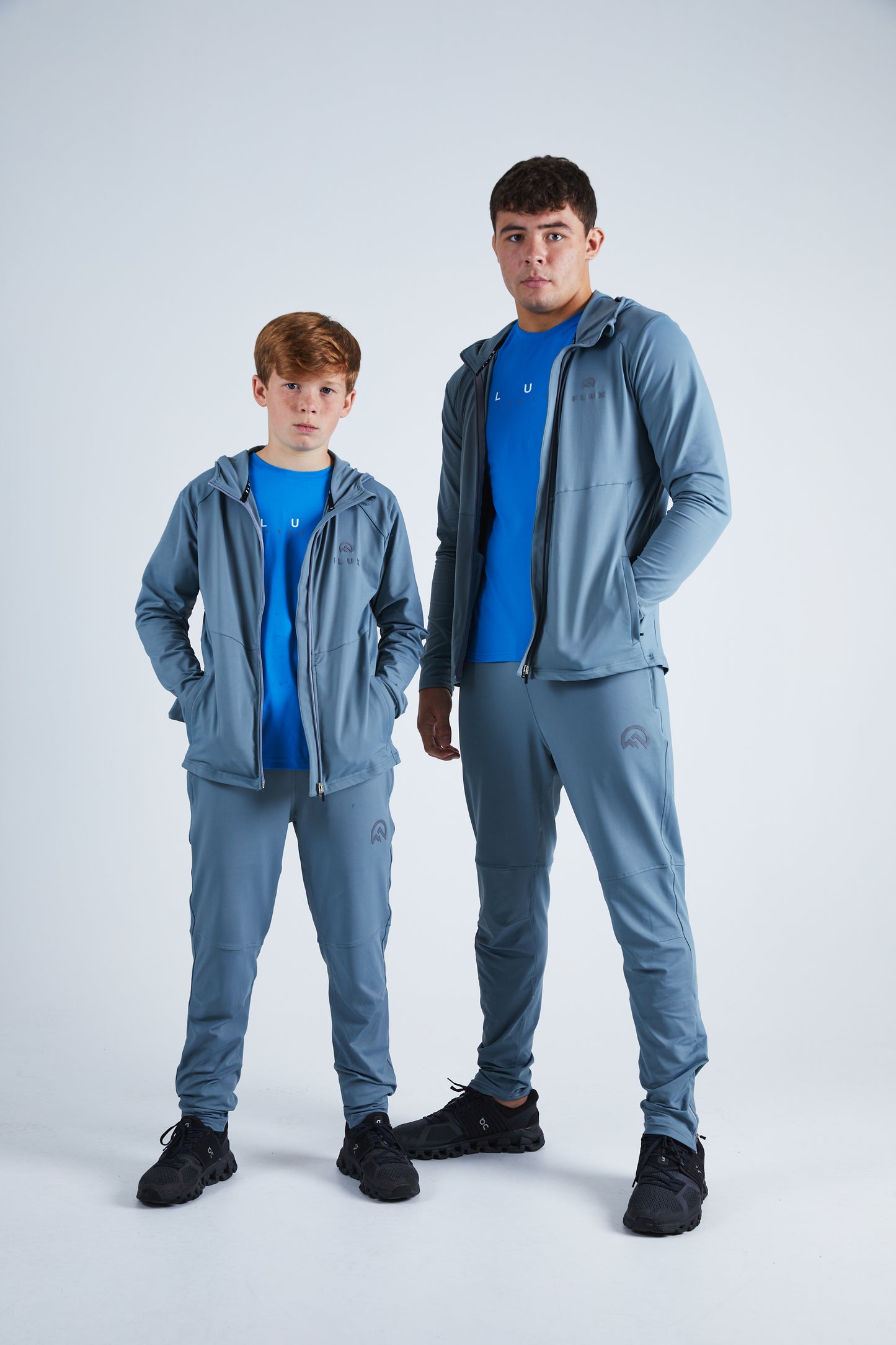 Junior Premium Tracksuit Pants - Slate Grey
