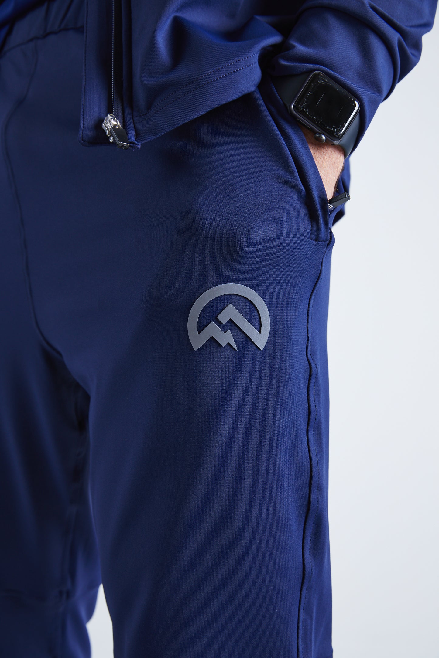 Junior Premium Tracksuit Pants - Navy