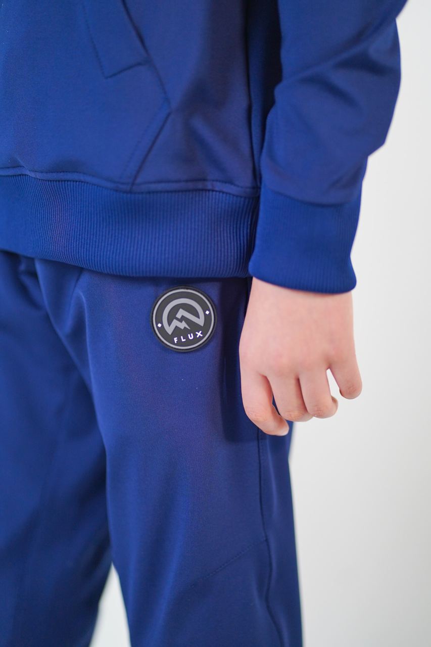 Applique Logo Hoodie Set (Pants) - Navy