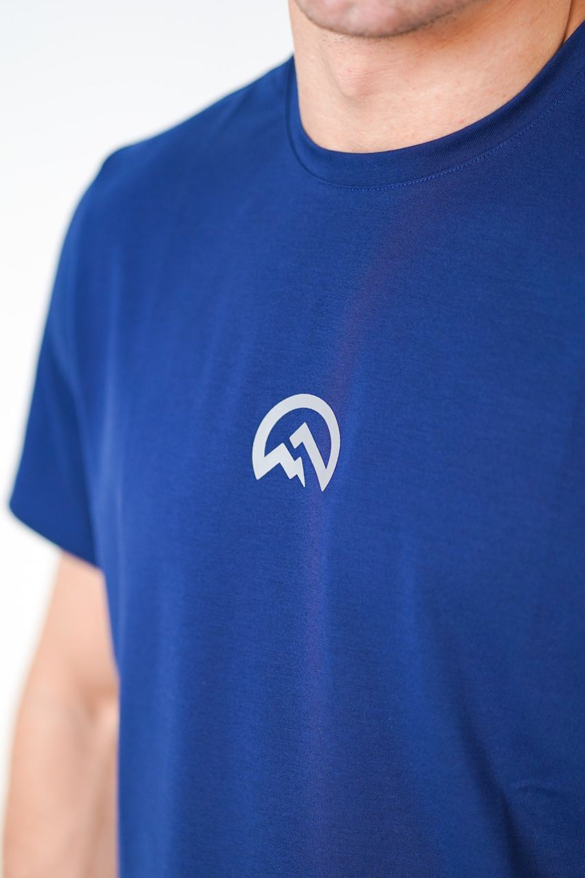 Premium Centre Logo T-Shirt - Navy