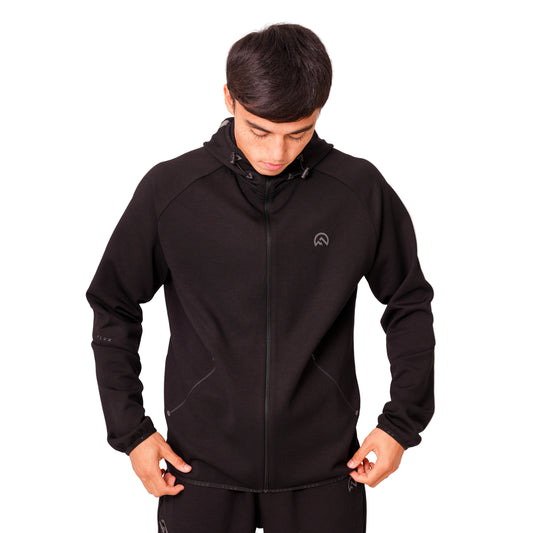 Velar Zip Up Jacket - Black