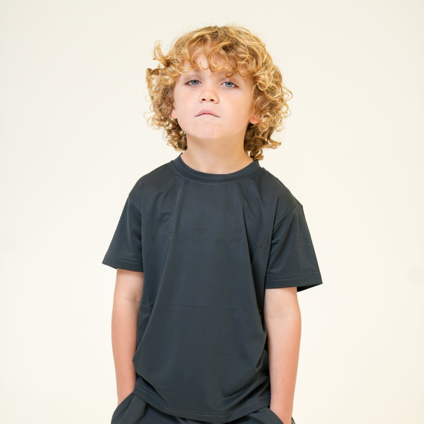 Junior AW25 Graphic Logo Tshirt - Slate