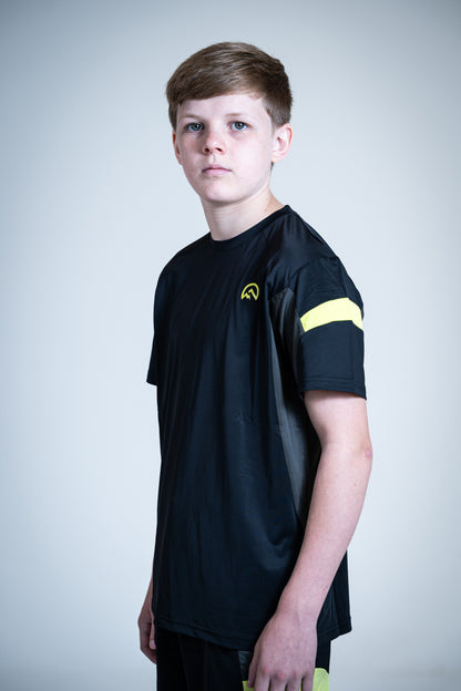 Junior SS25 Curve Shorts - Black/Neon