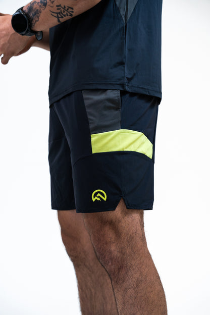 SS25 Curve Shorts - Black/Neon