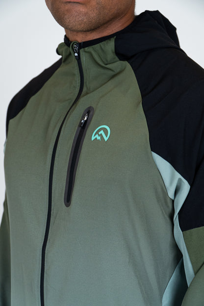 SS25 Gradient Jacket - Green/Alkaline