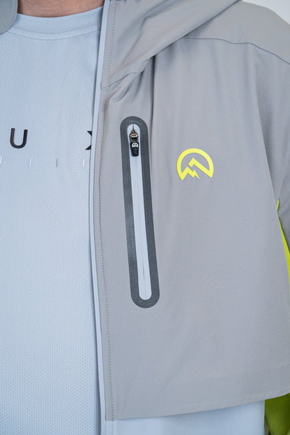 SS25 Graphic Logo T-Shirt - Silver/Neon