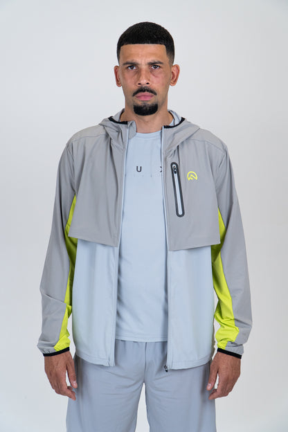 SS25 Graphic Logo T-Shirt - Silver/Neon