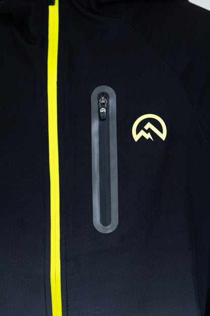 Junior SS Gradient Jacket - Black/Neon