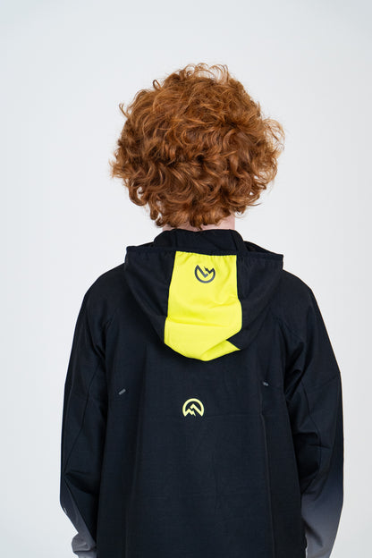 Junior SS Gradient Jacket - Black/Neon