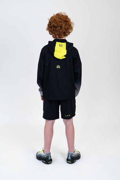 Junior SS Gradient Jacket - Black/Neon
