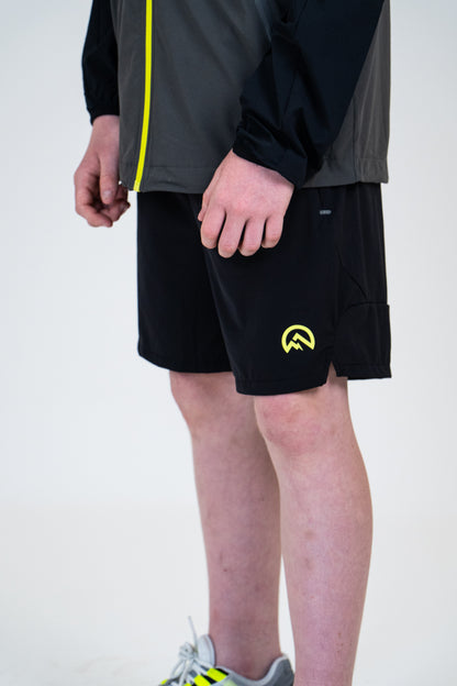 Junior SS25 Versatility Tracksuit Jacket - Black/Neon