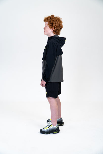 Junior SS25 Versatility Shorts - Black/Neon