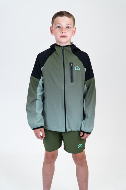 Junior SS25 Gradient Jacket - Khaki/Alkaline