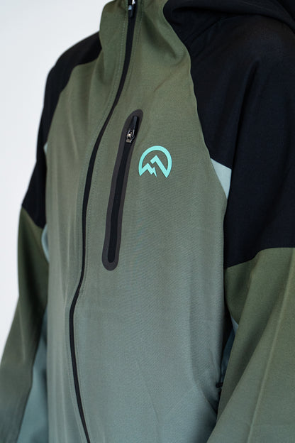 Junior SS25 Gradient Jacket - Khaki/Alkaline