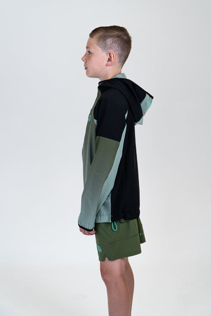 Junior SS25 Gradient Jacket - Khaki/Alkaline