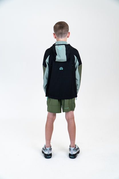 Junior SS25 Gradient Jacket - Khaki/Alkaline