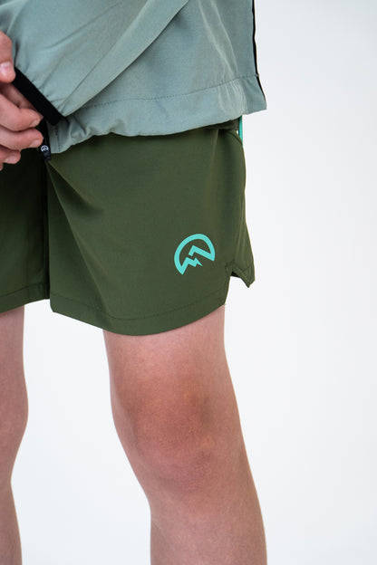 Junior SS25 Versatility Shorts - Khaki/Alkaline