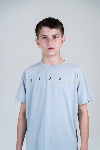 Junior SS25 Graphic Logo T-Shirt - Silver/Neon