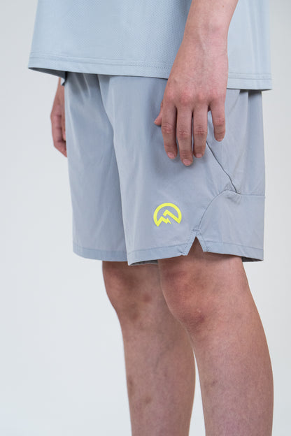 Junior SS25 Graphic Logo T-Shirt - Silver/Neon