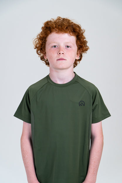 Junior SS25 Tech T-Shirt - Khaki