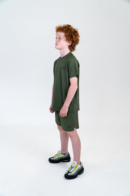 Junior SS25 Tech T-Shirt - Khaki