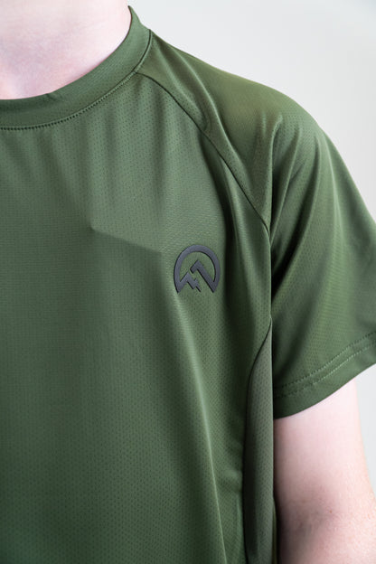 Junior SS25 Tech T-Shirt - Khaki