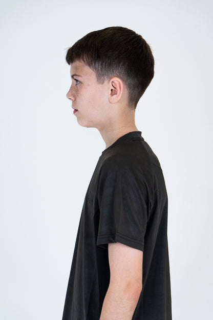 Junior SS25 Tech T-Shirt - Charcoal