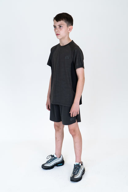 Junior SS25 Tech Shorts - Charcoal