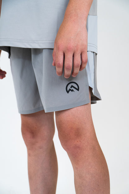 Junior SS25 Tech Shorts - Concrete