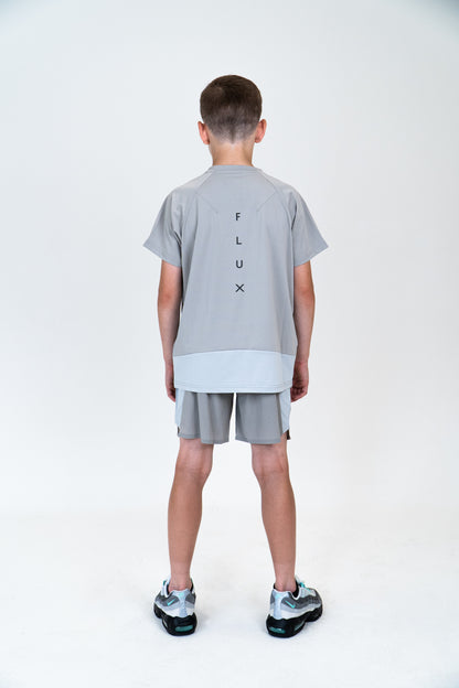 Junior SS25 Tech Shorts - Concrete