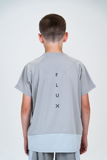 Junior SS25 Tech T-Shirt - Concrete