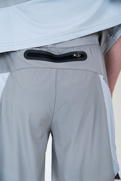 Junior SS25 Tech Shorts - Concrete