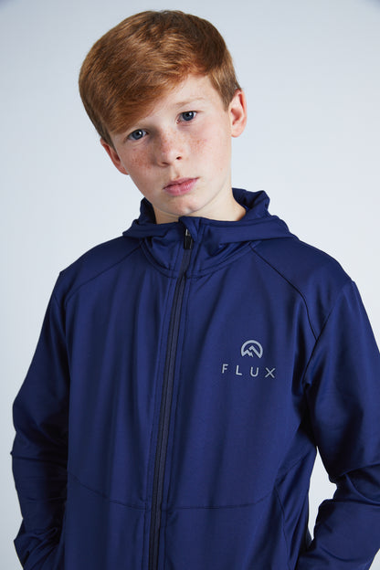 Junior Premium Tracksuit Jacket - Navy