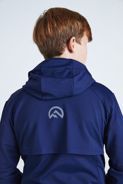 Junior Premium Tracksuit Jacket - Navy