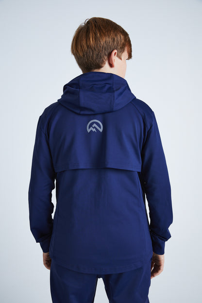 Junior Premium Tracksuit Jacket - Navy
