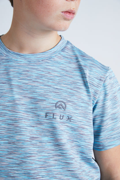 Junior Multi T-Shirt - Silver/Blue