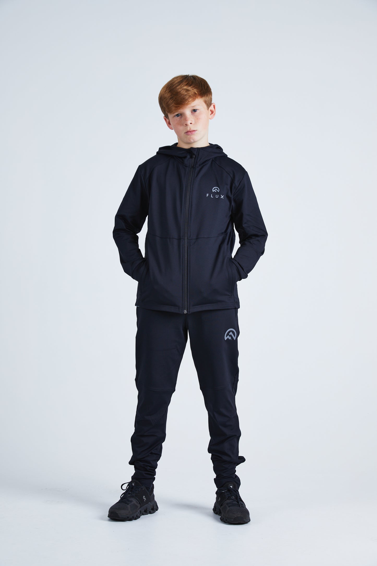 Junior Premium Tracksuit Jacket - Black