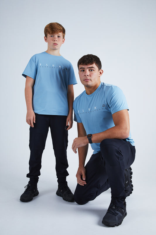 Junior Graphic Logo T-Shirt - Ice Blue