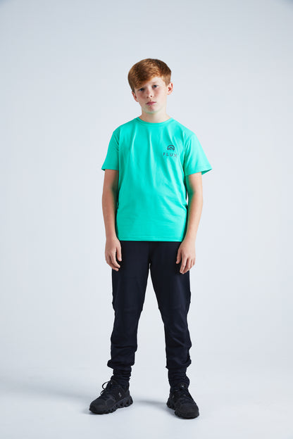 Junior Left Chest Logo T-Shirt - Stadium Green