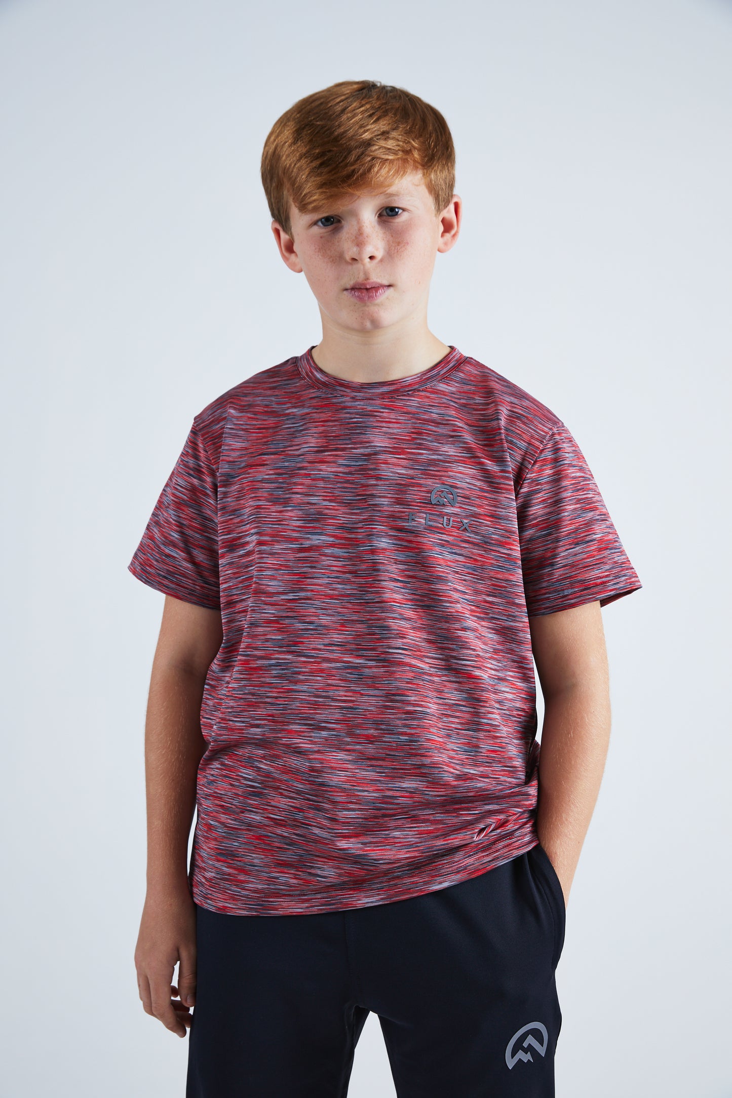 Junior Multi T-Shirt - Red/Black
