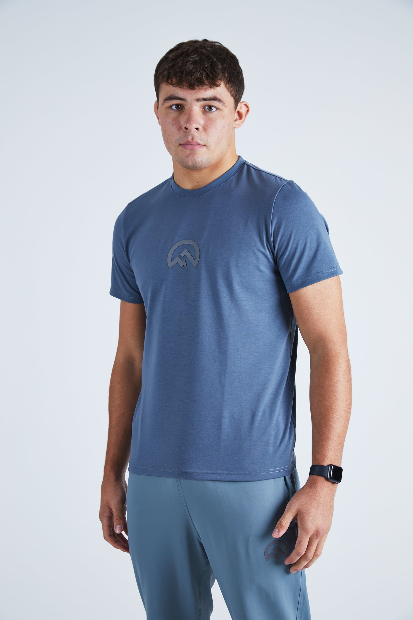 Premium Centre Logo T-Shirt - Graphite Grey
