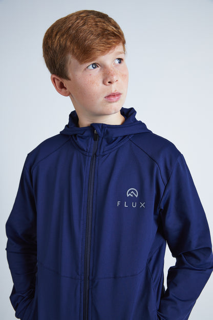 Junior Premium Tracksuit Jacket - Navy