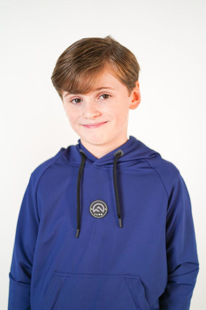 Junior Applique Logo Hoodie Set (Hoodie) - Navy